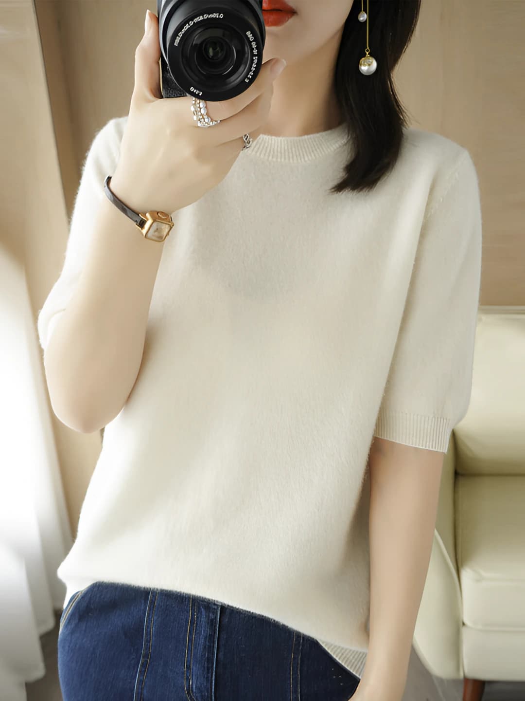 Cream white