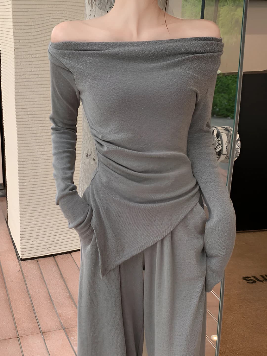 Grey shirt