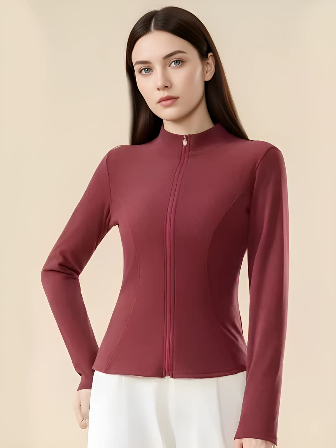 Angora red, single layer