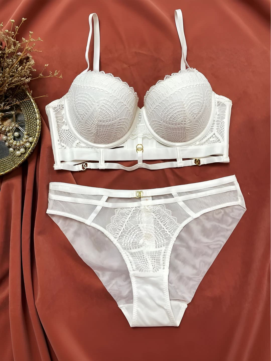 White (with lining)