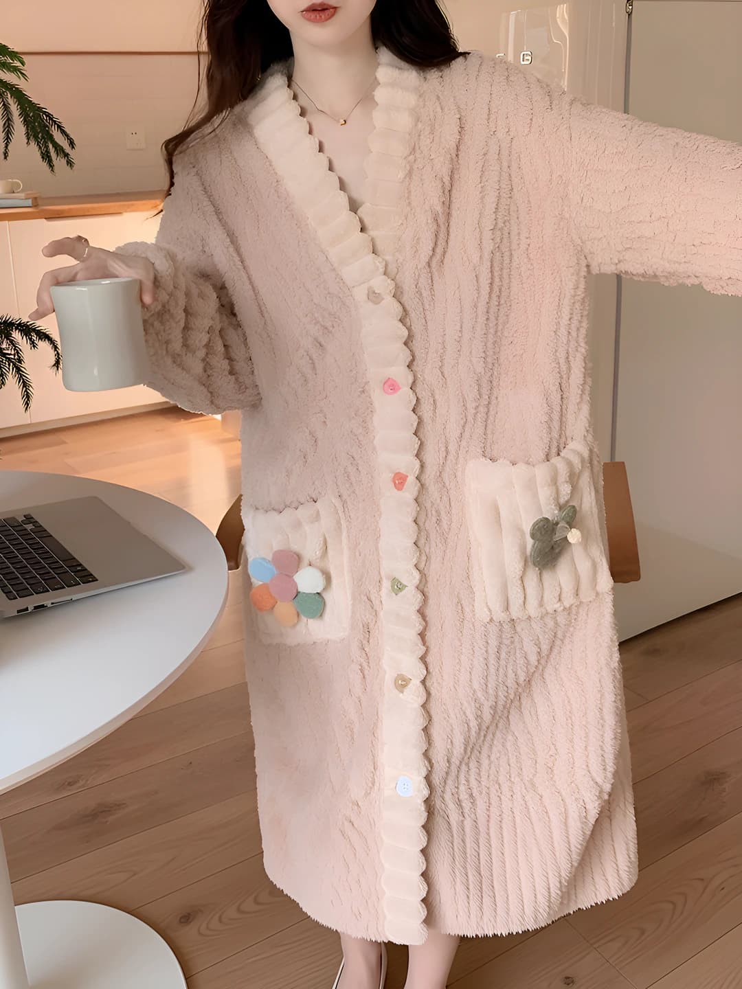 Water ripple [Robe] Pink
