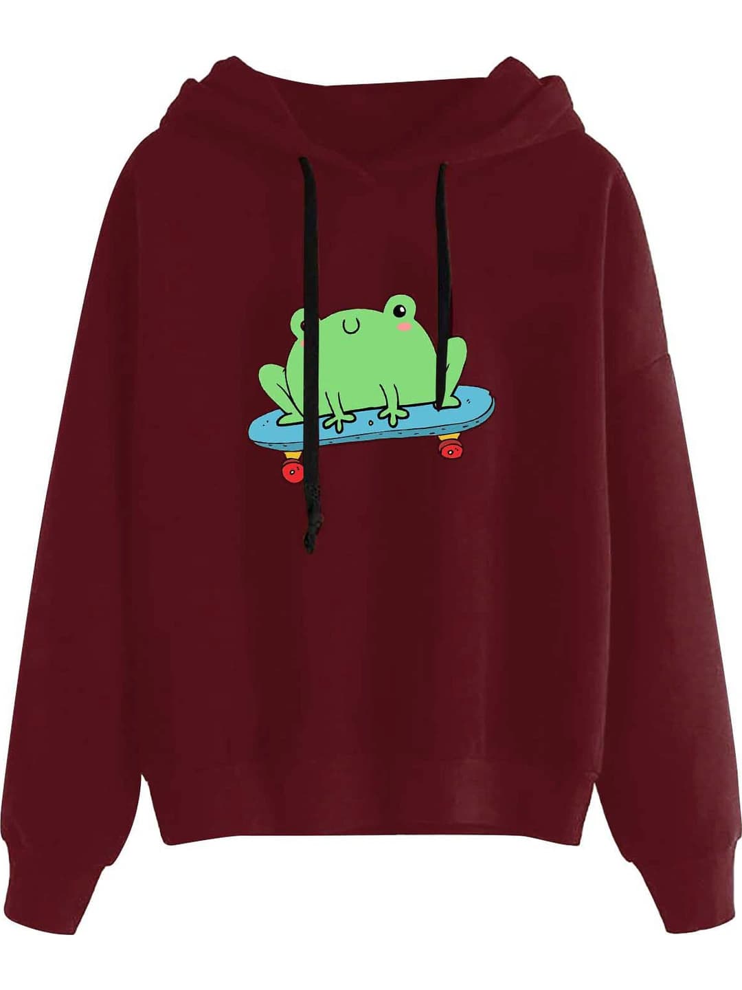 Ko'k skatbord qurbaqa bordo