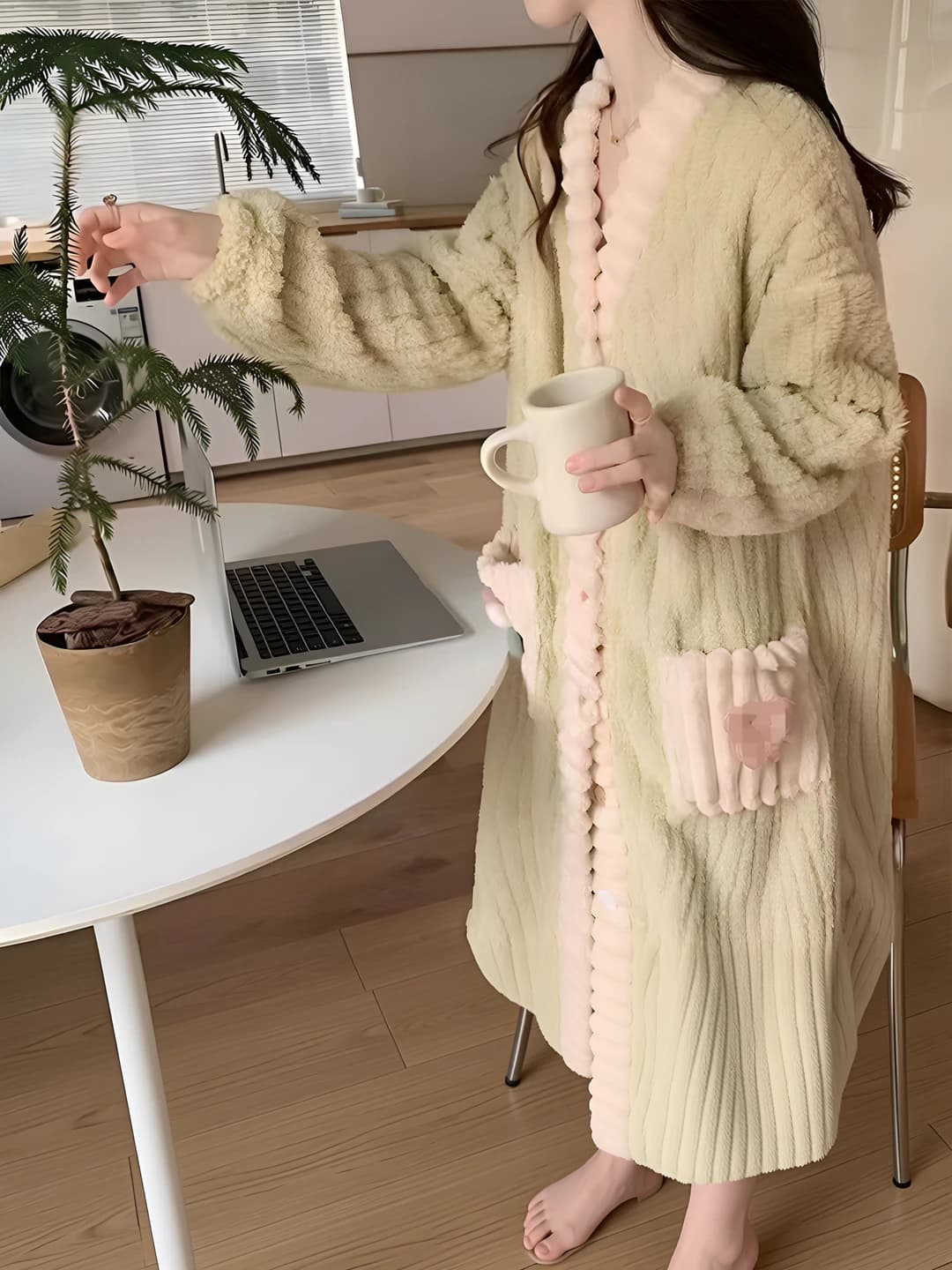 Water ripple [Robe] Green