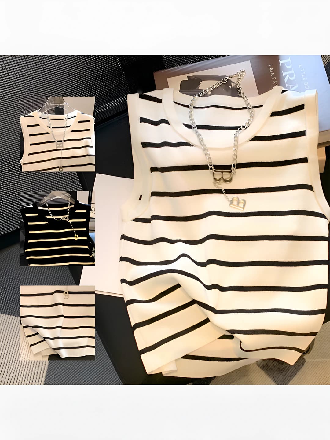 White striped