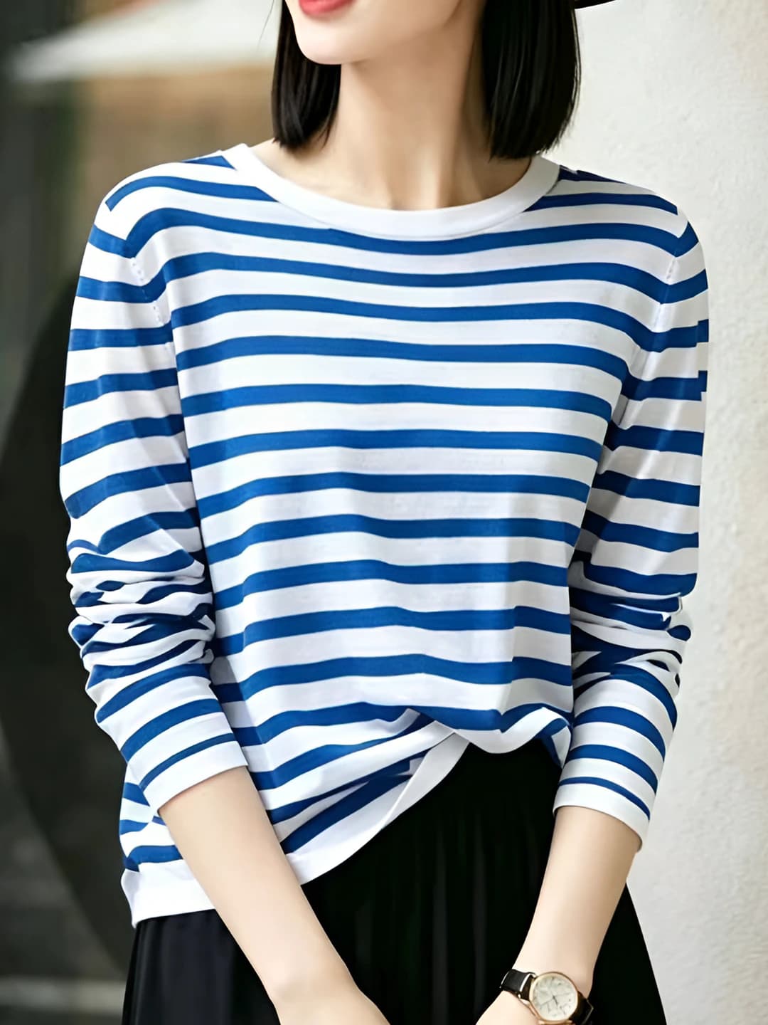 Blue stripes