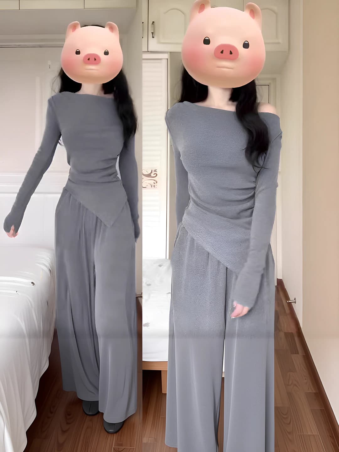 Grey suit