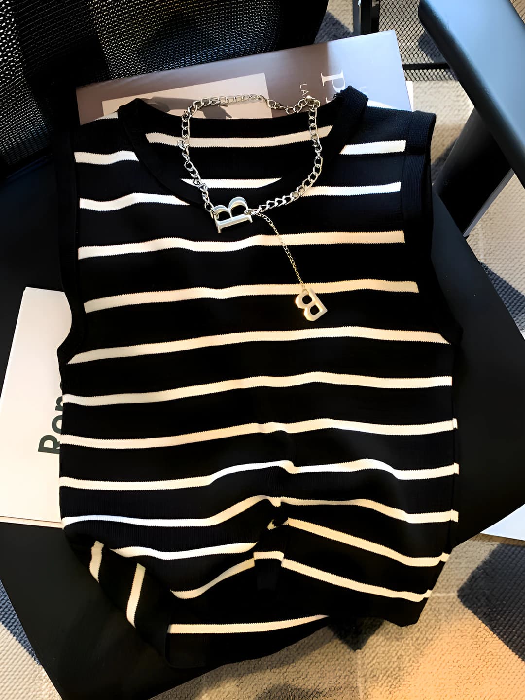 Black striped