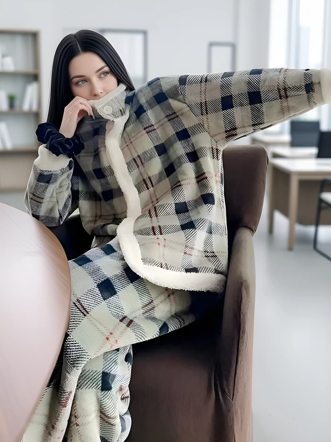 Checkered, pajamas