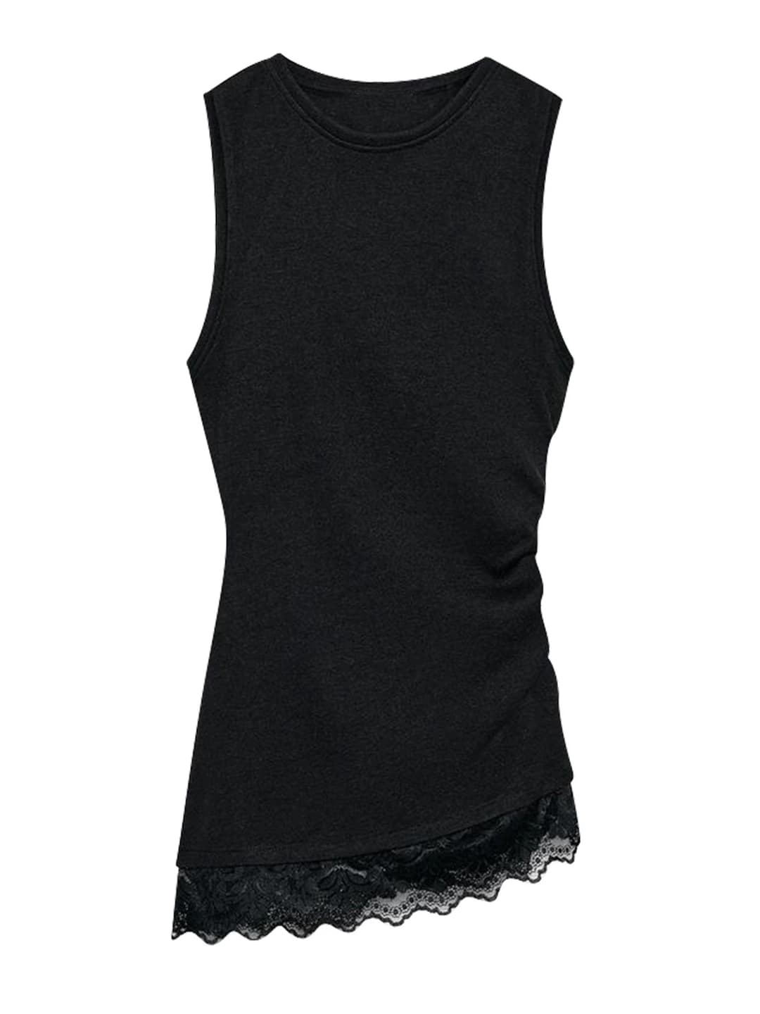 Black, tank top