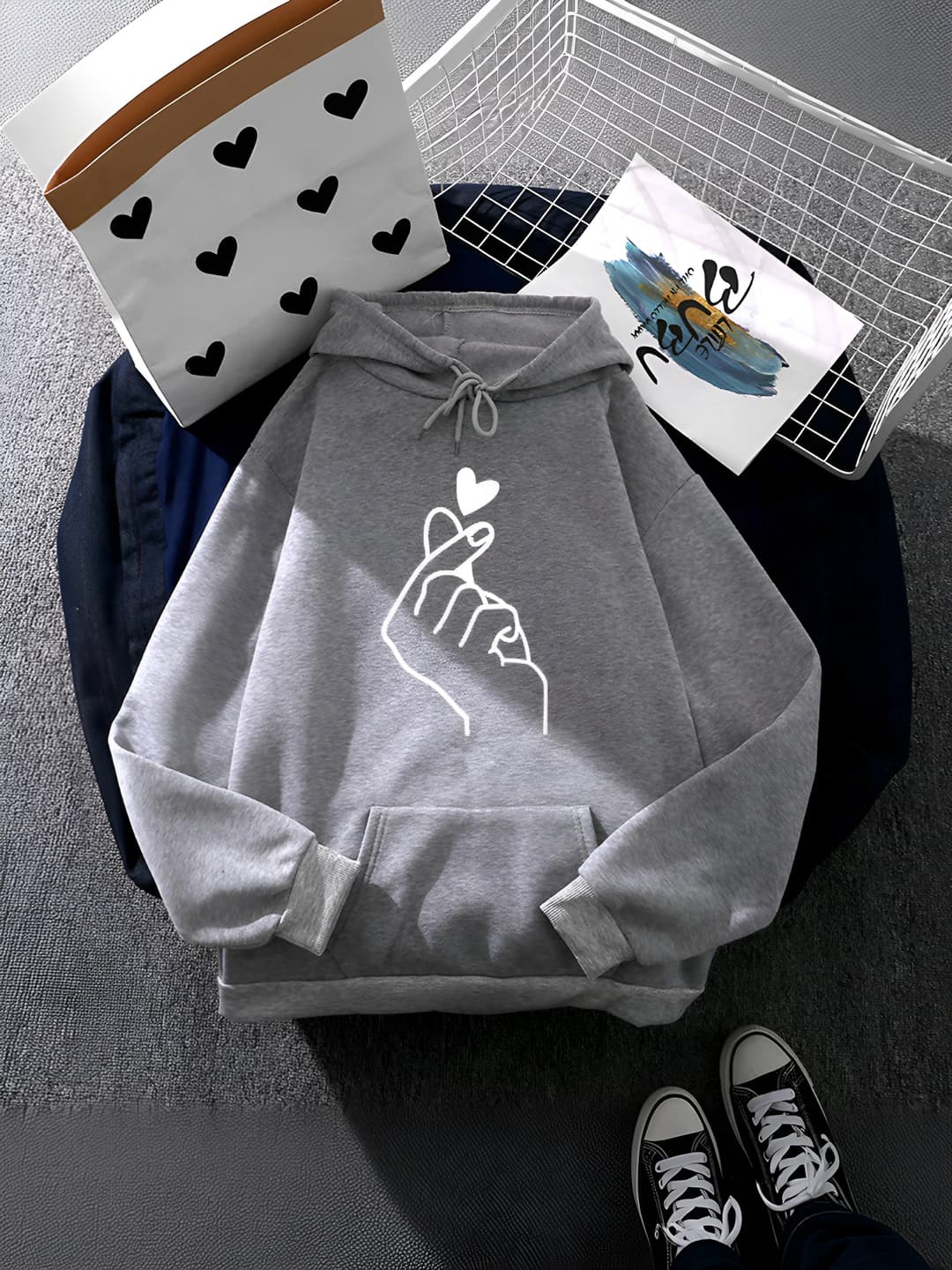 Heart grey