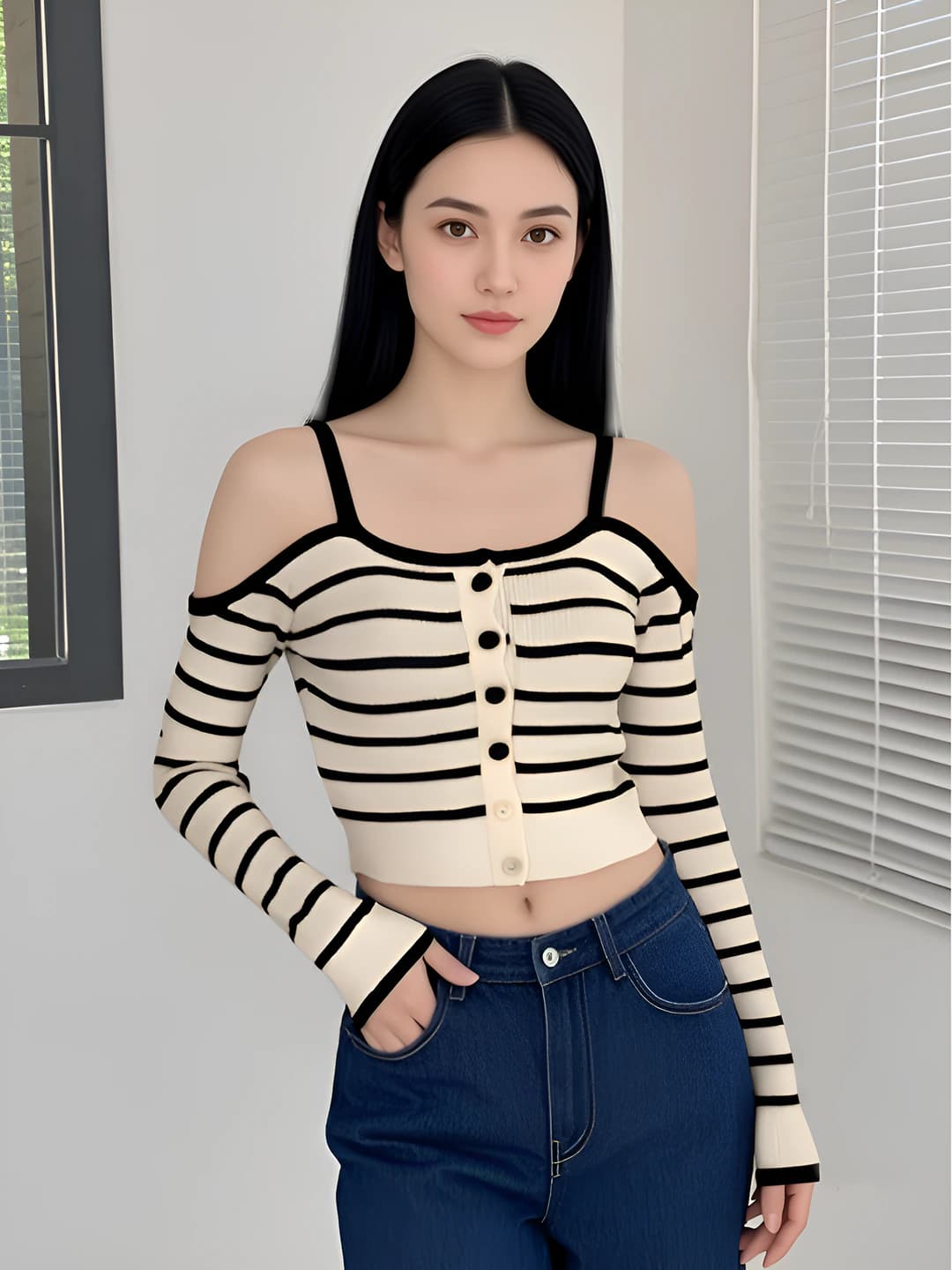 Apricot striped