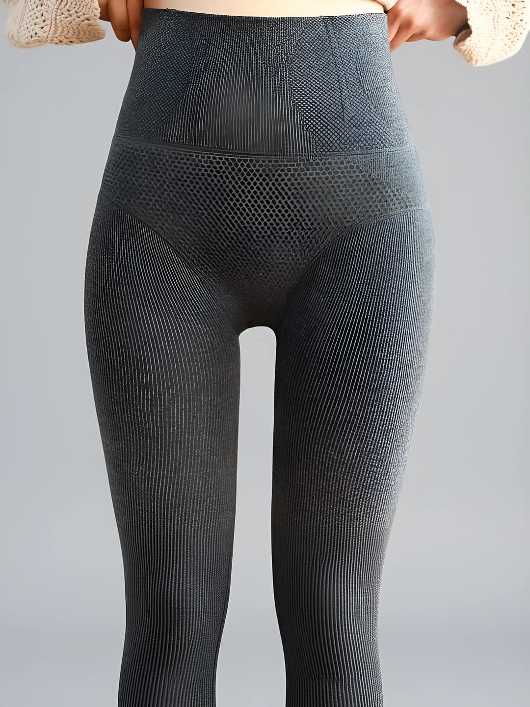 Ayollar uchun kuz-qish issiq astarli, qalinlashtirilgan, baland bel, qorinni tortuvchi, nozik ko'rsatadigan, issiq saqlaydigan, uzun shim, birlamchi bosim leggings