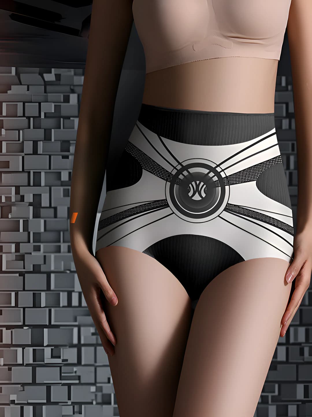 Women's high waist shaping shorts: seamless, tummy control, hip-lifting, antibacterial, all-season
