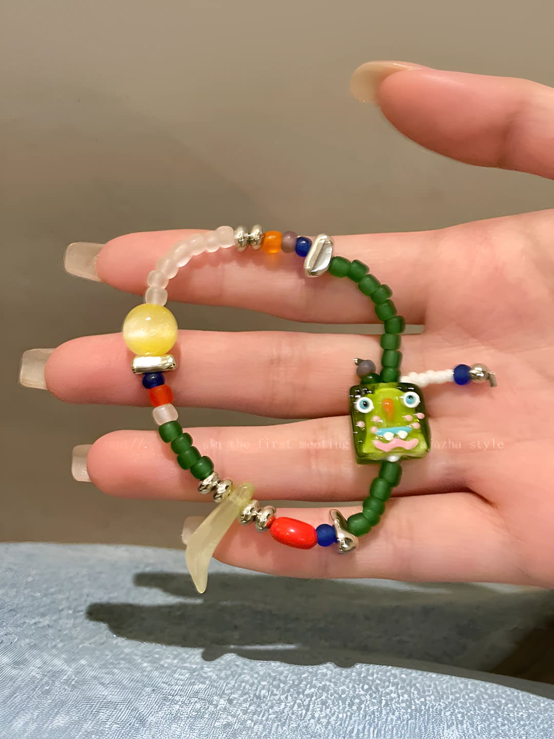 Green SpongeBob bracelet