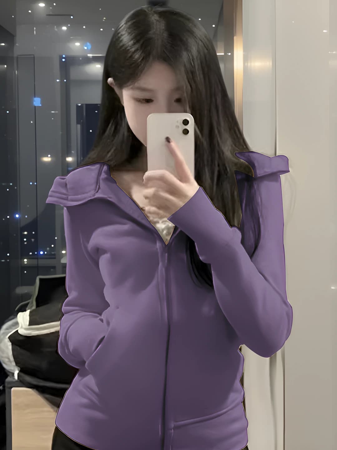 Фиолетовый дымчатый вариант