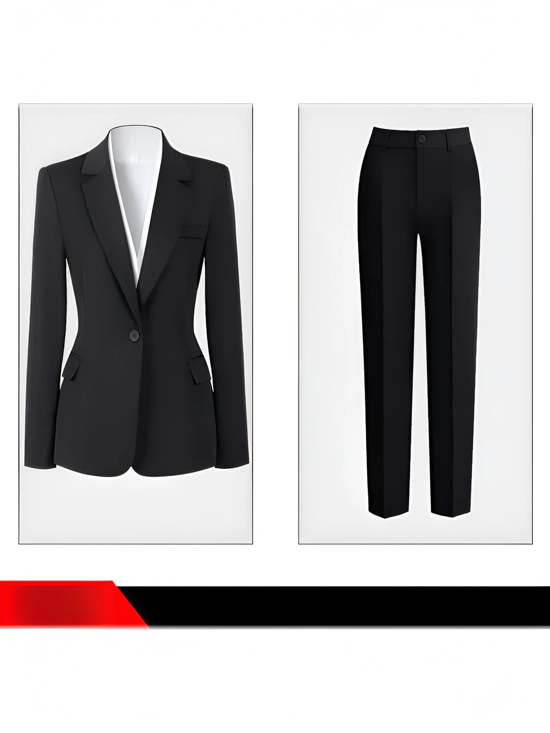 Black (straight pants)