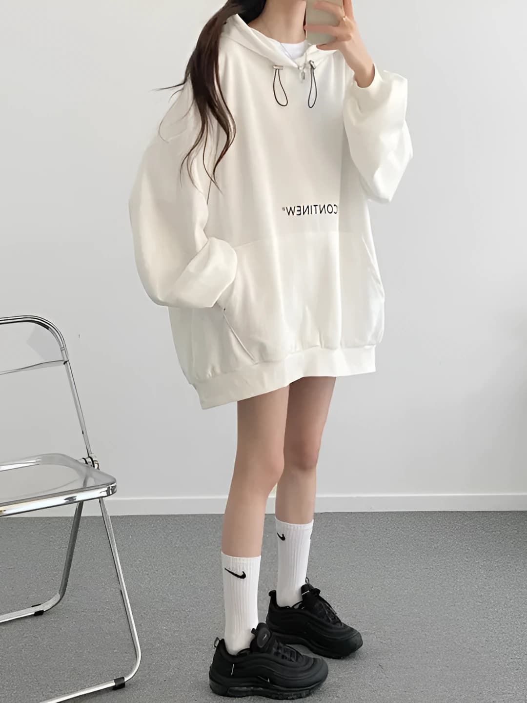 White 60285 Plus Fleece Model
