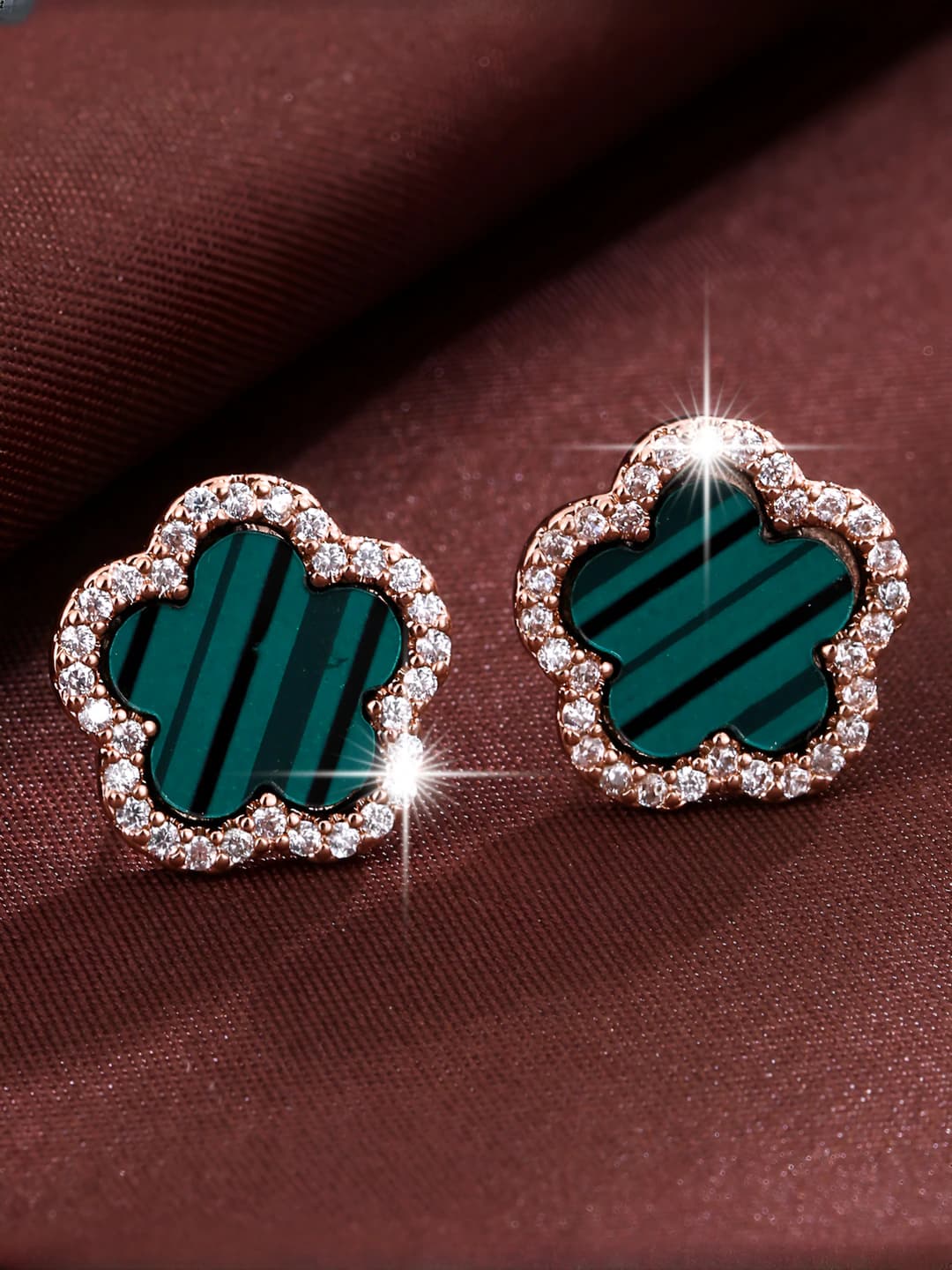 Rose gold-Green