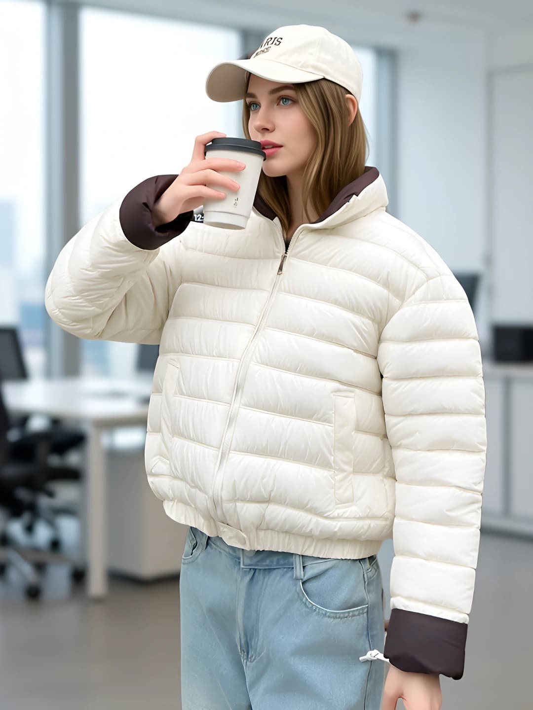 Milk white (double-sided)