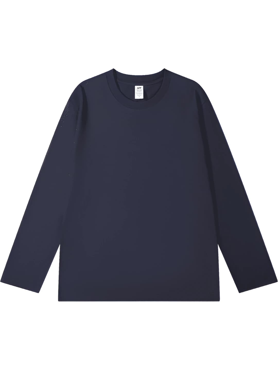 Midnight Blue, crew neck, long sleeve