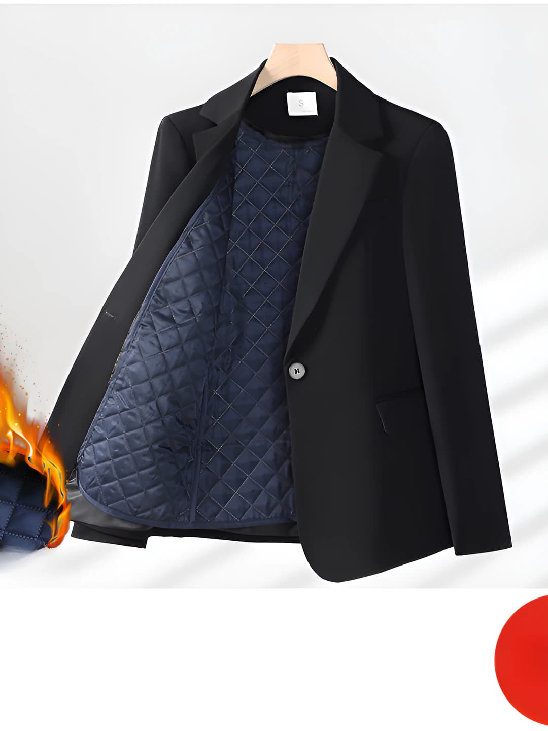 Black (cotton-blend suit)