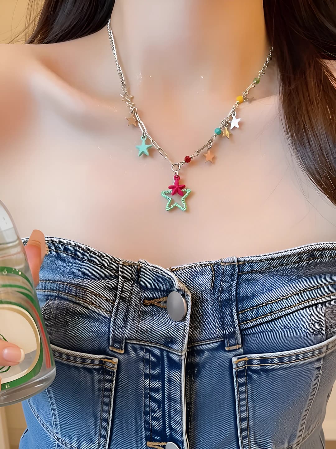 Sweet cool star necklace