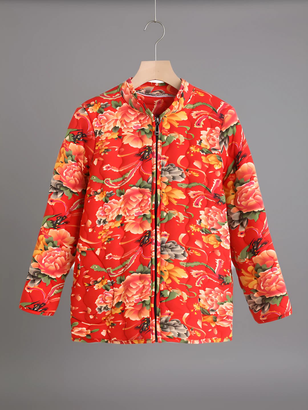 Orange, peony