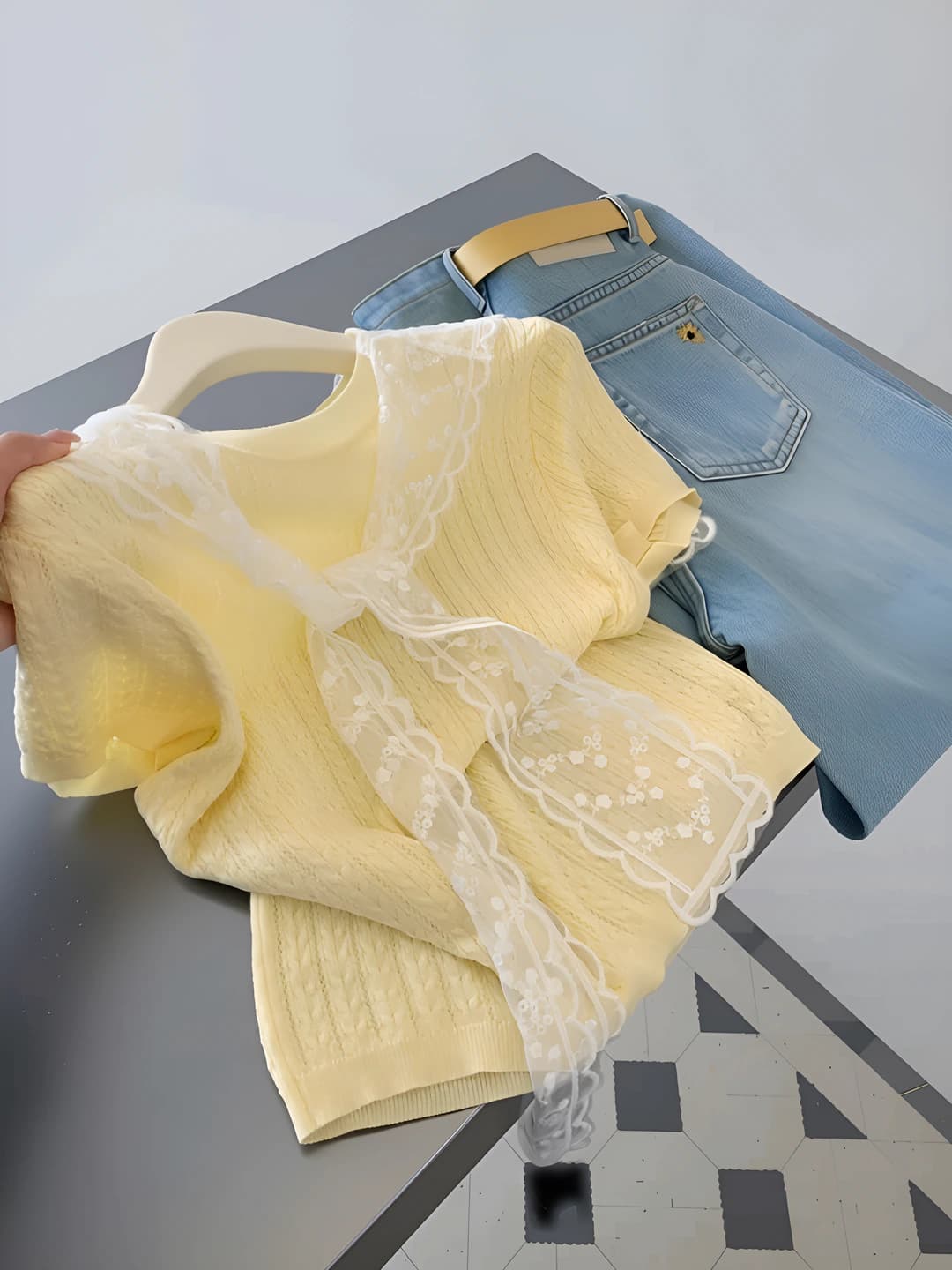 Cream yellow