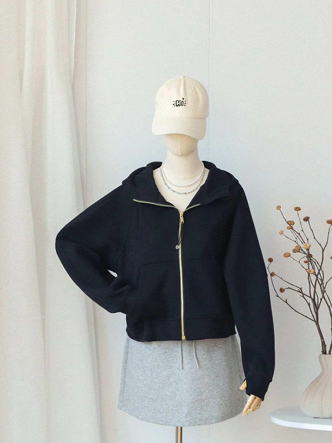 Ayollar uchun fermuarli xudi: bo'sh (oversize) kesim, nozik ko'rsatadigan, yupqa, sport, kundalik, bir rangli, uzun yeng, raglan yeng, fermuarli, yupqa yoga ustki kiyim (kurtka)