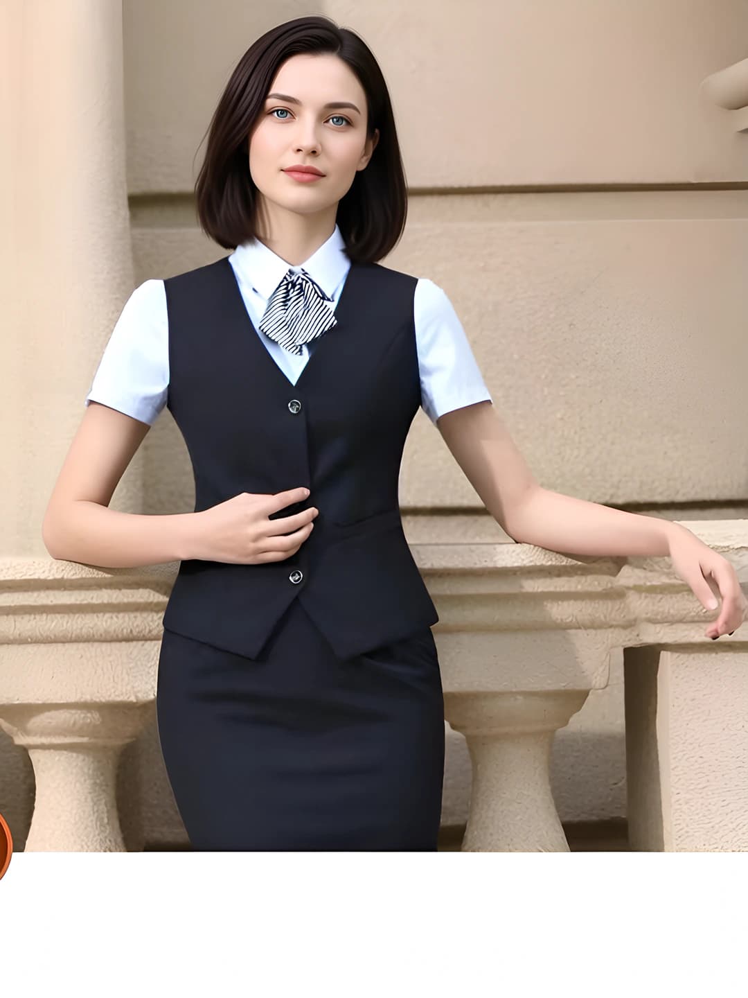 Тёмно-синий, жилет, настоящие карманы