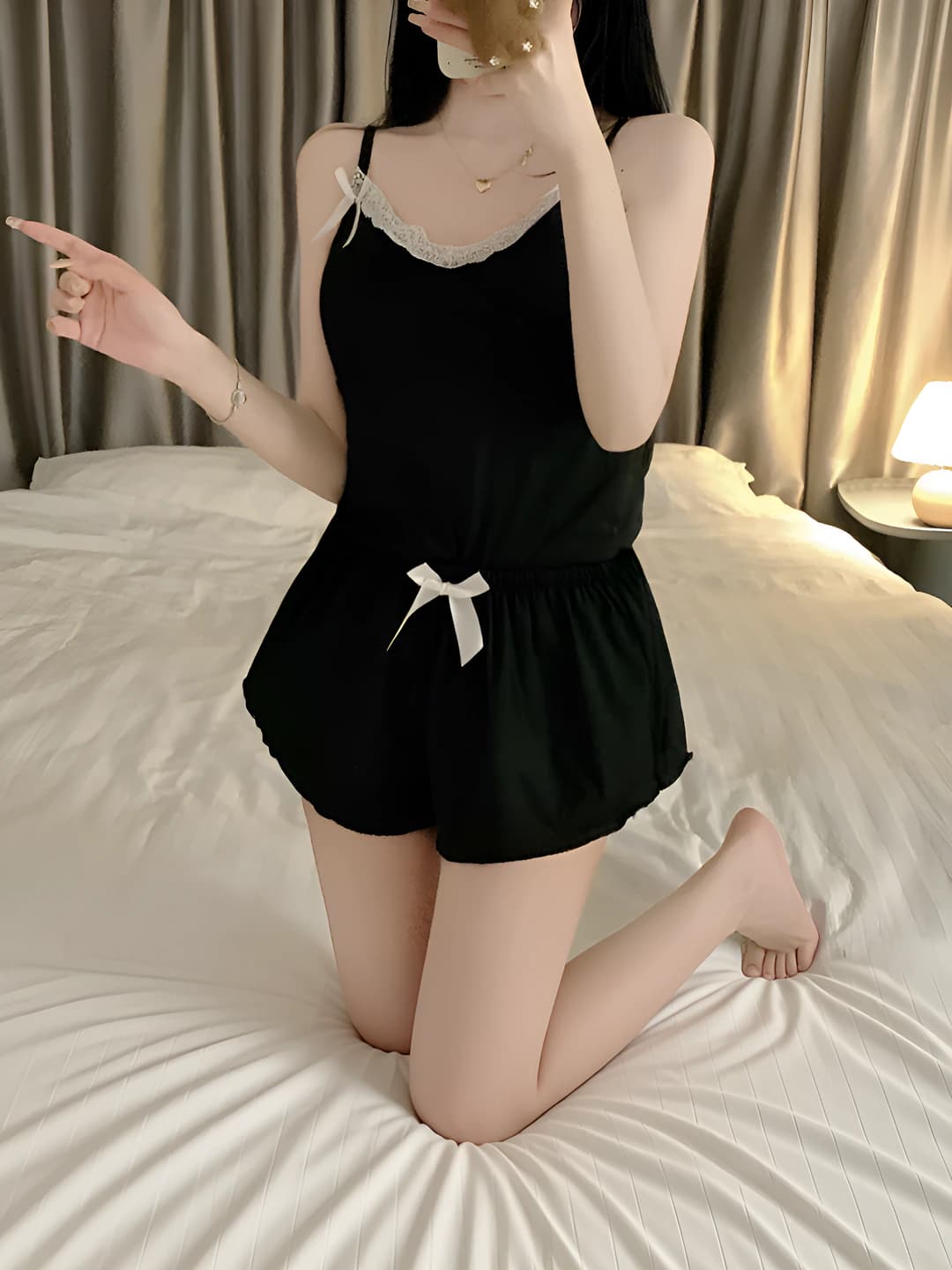 QianX550# Чёрный, с чашками