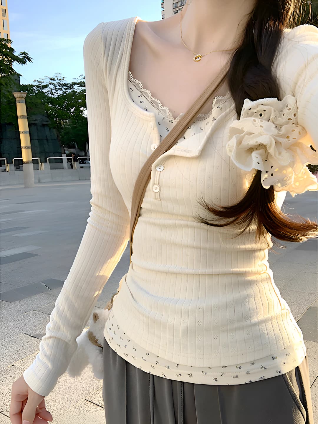 Apricot - jacquard