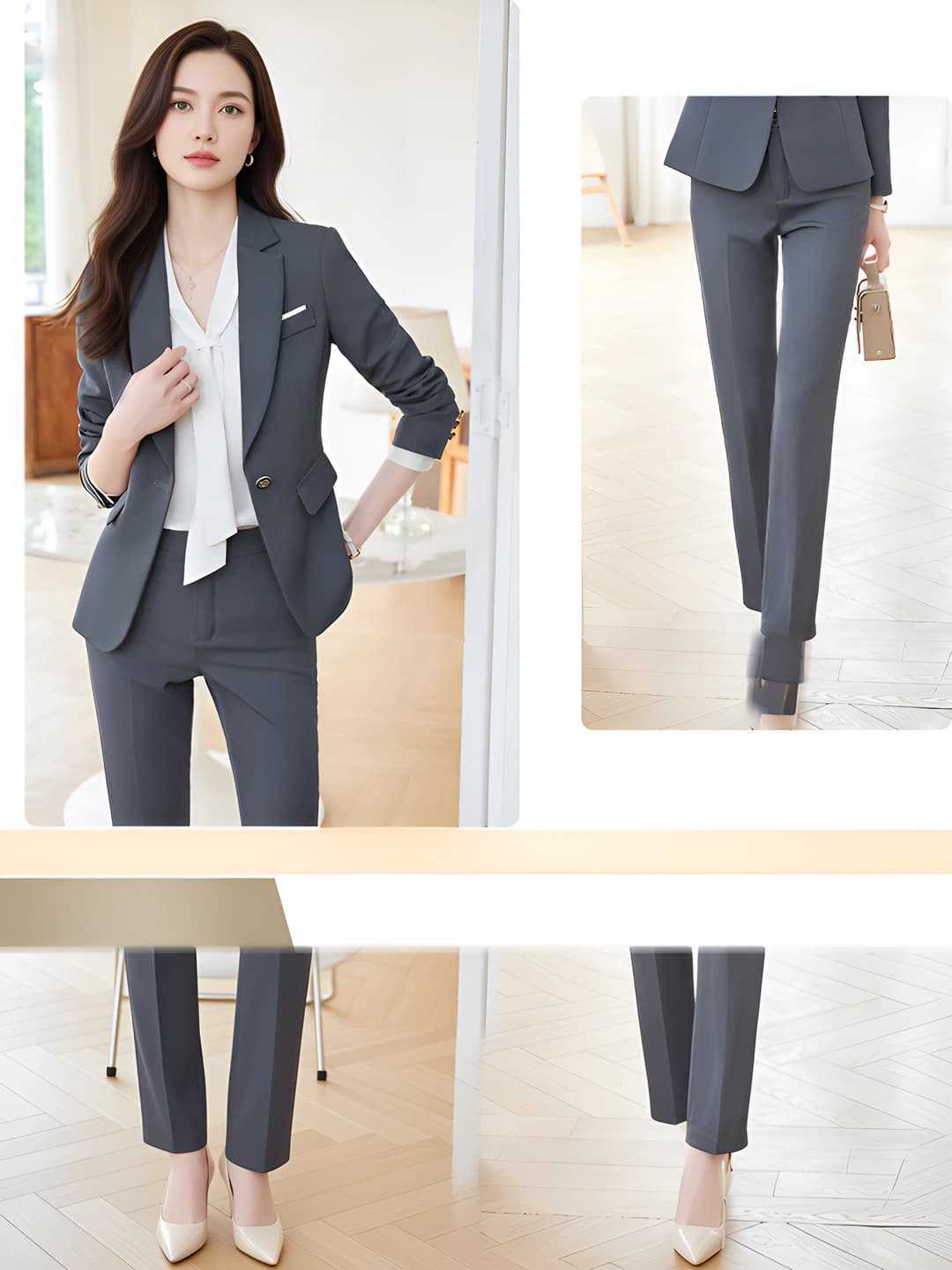 Grey jacket + pants