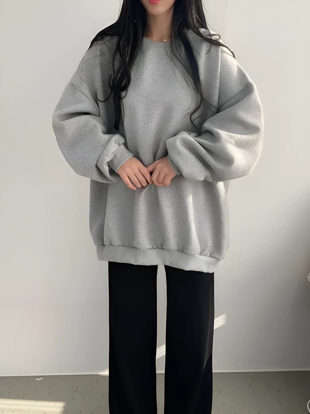 60277 Grey, Fleece Lined