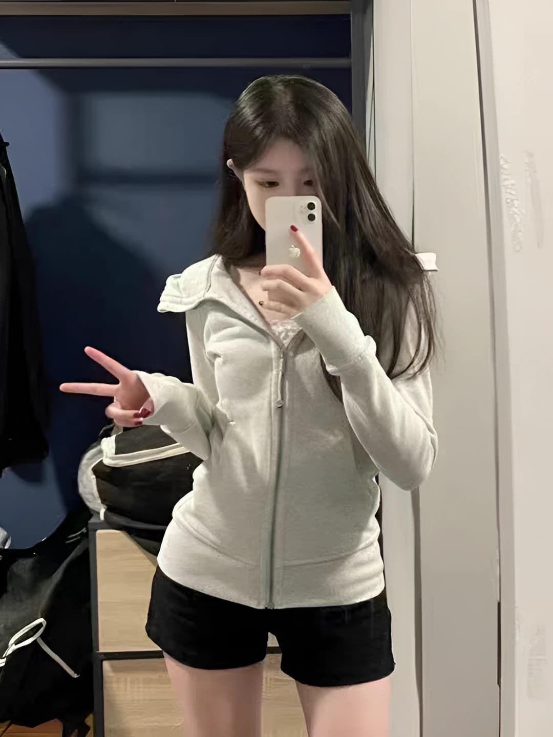 White and Gray Regular Thin