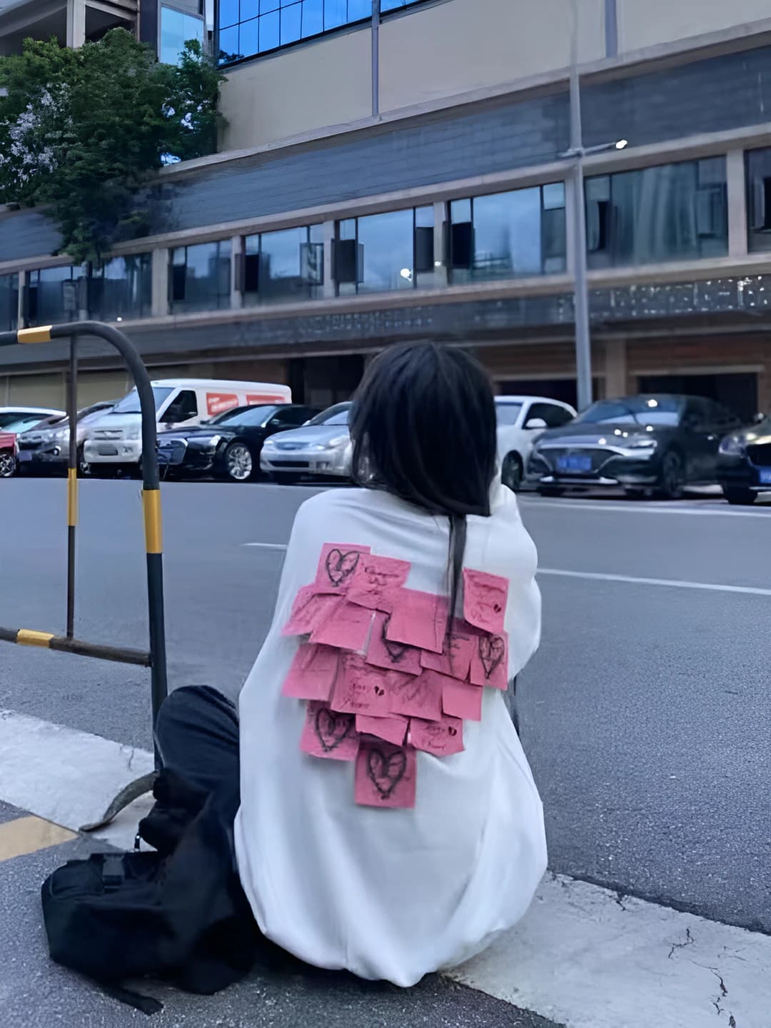 Худи Sticky Note - Белый