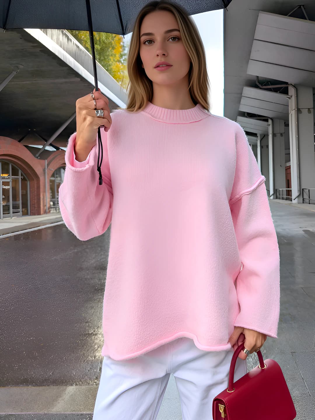 0.5'' тонкий ремень, розовый, 1 шт