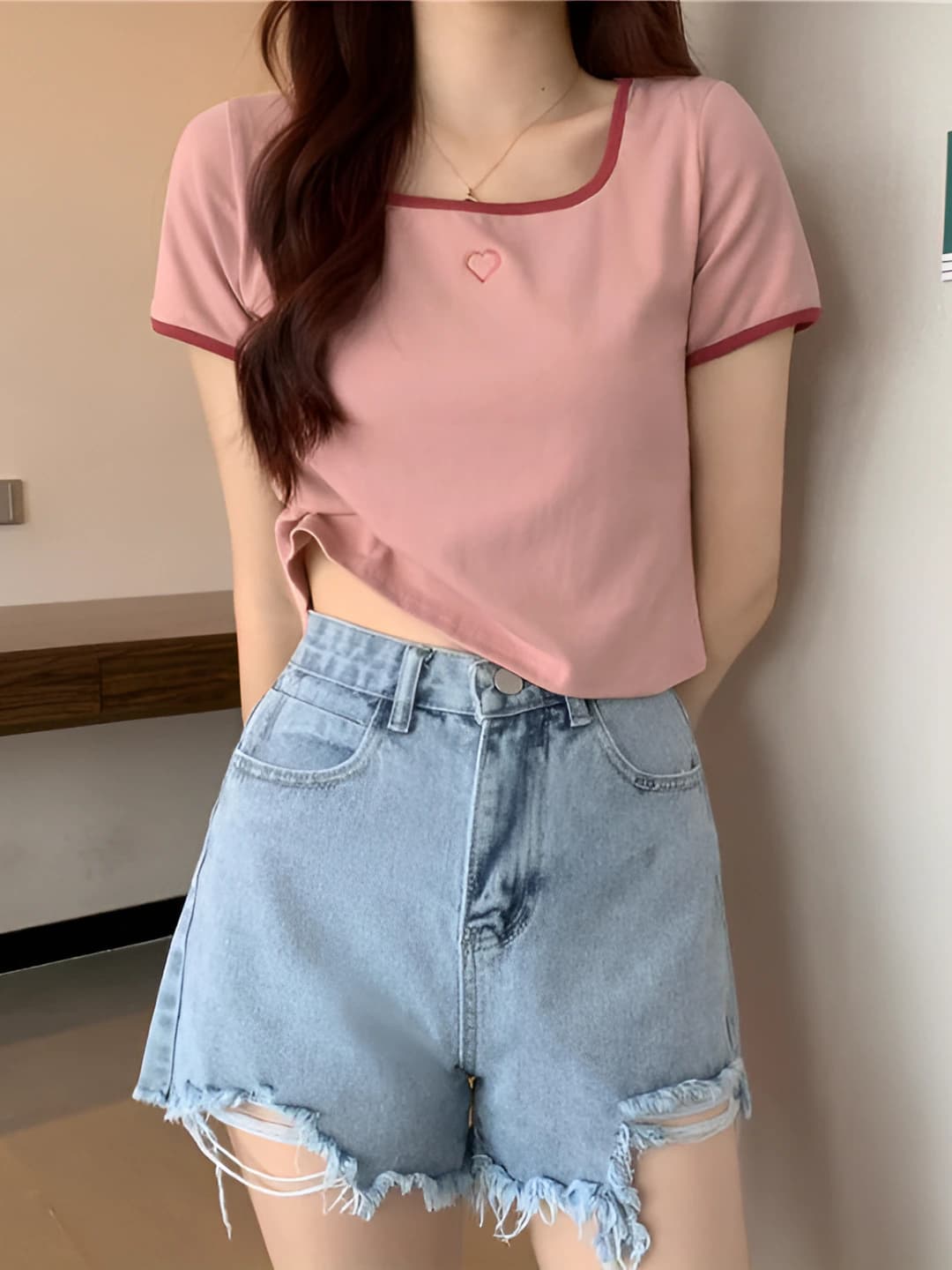 0.5" thin strap, pink, 1 pc