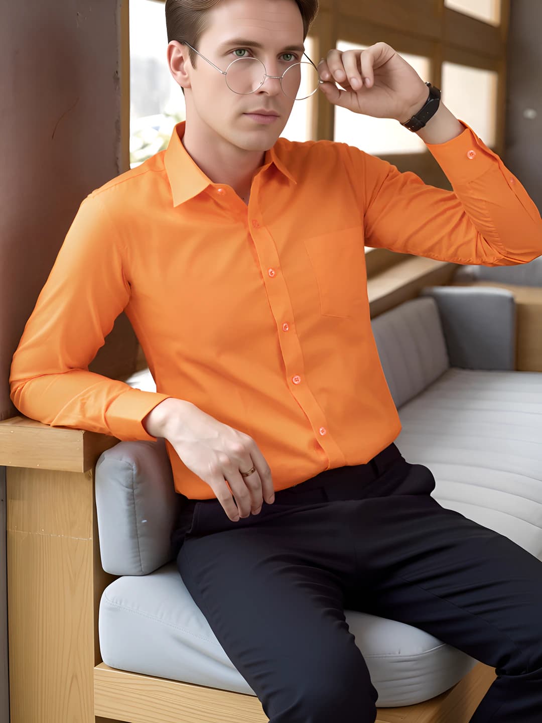 Orange, men's