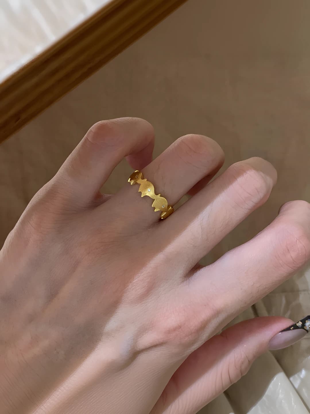 Women's 2026 light luxury style copper elephant shape adjustable ring