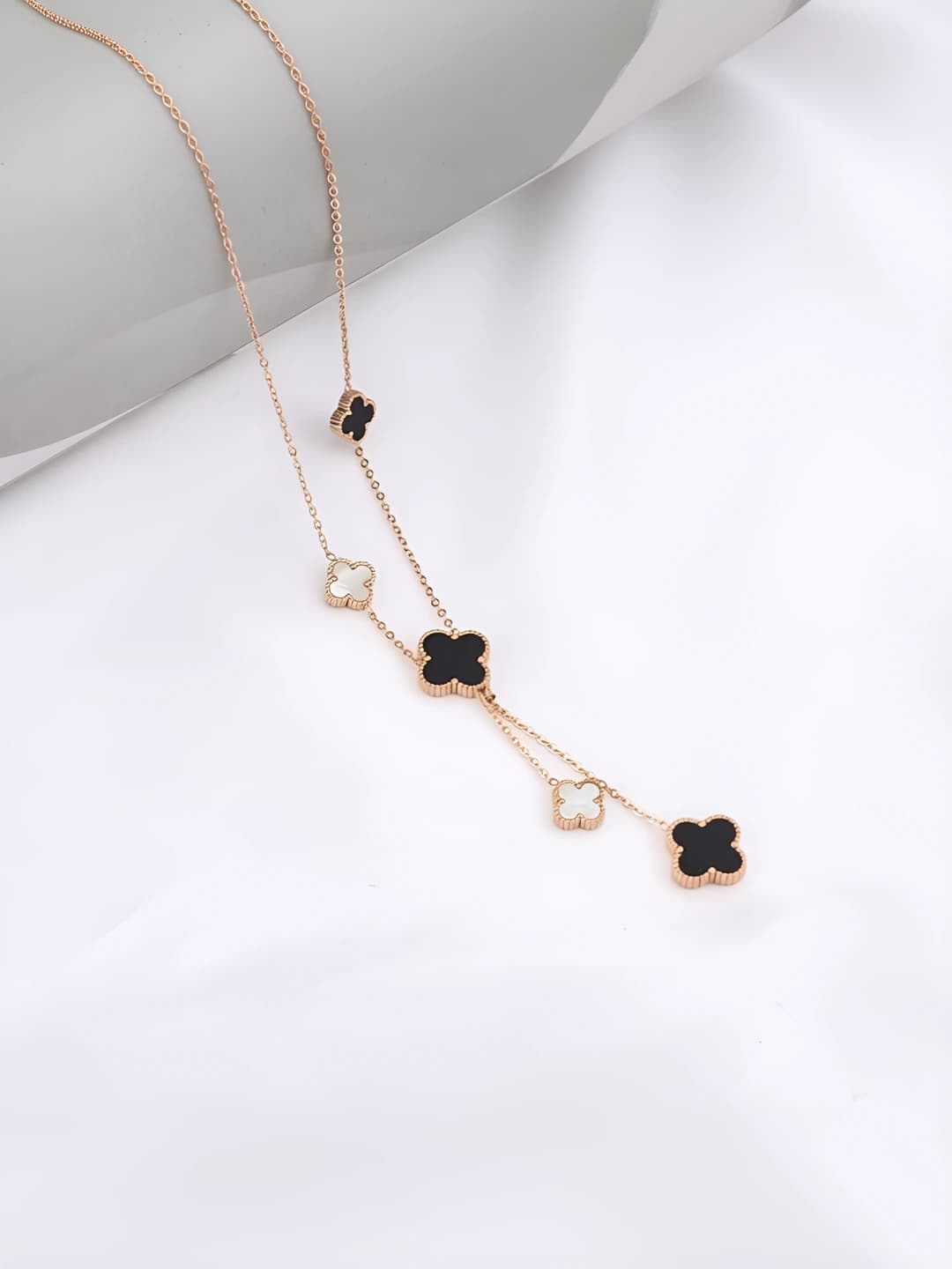 8924-Rose gold Black-White Double-sided