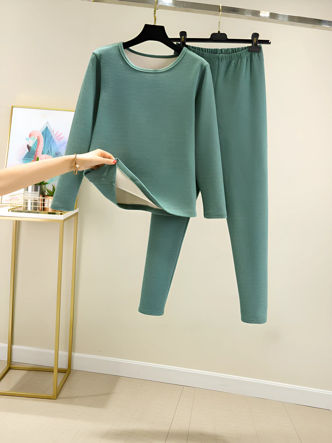 Olive green set