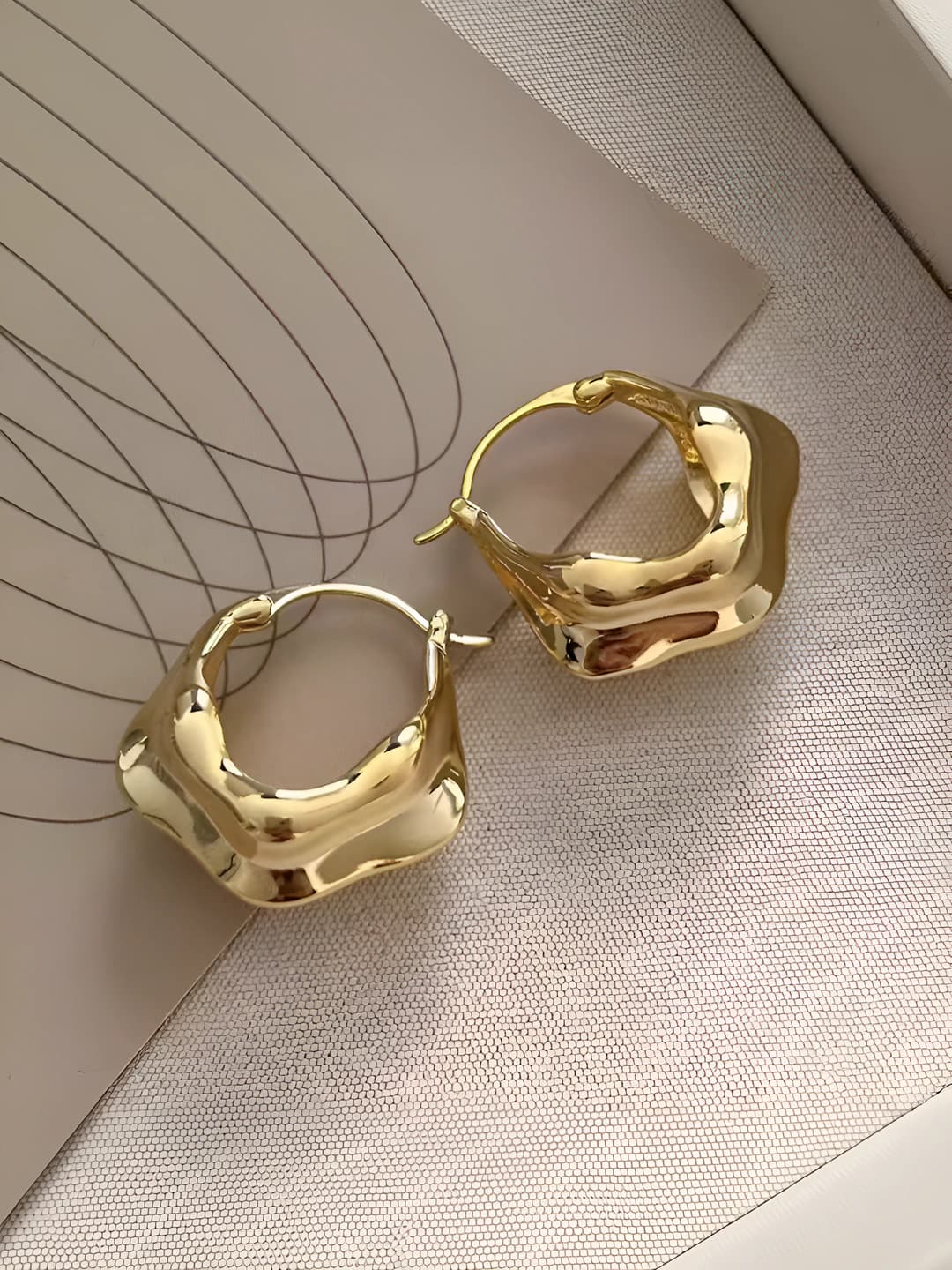 Gold ear clips