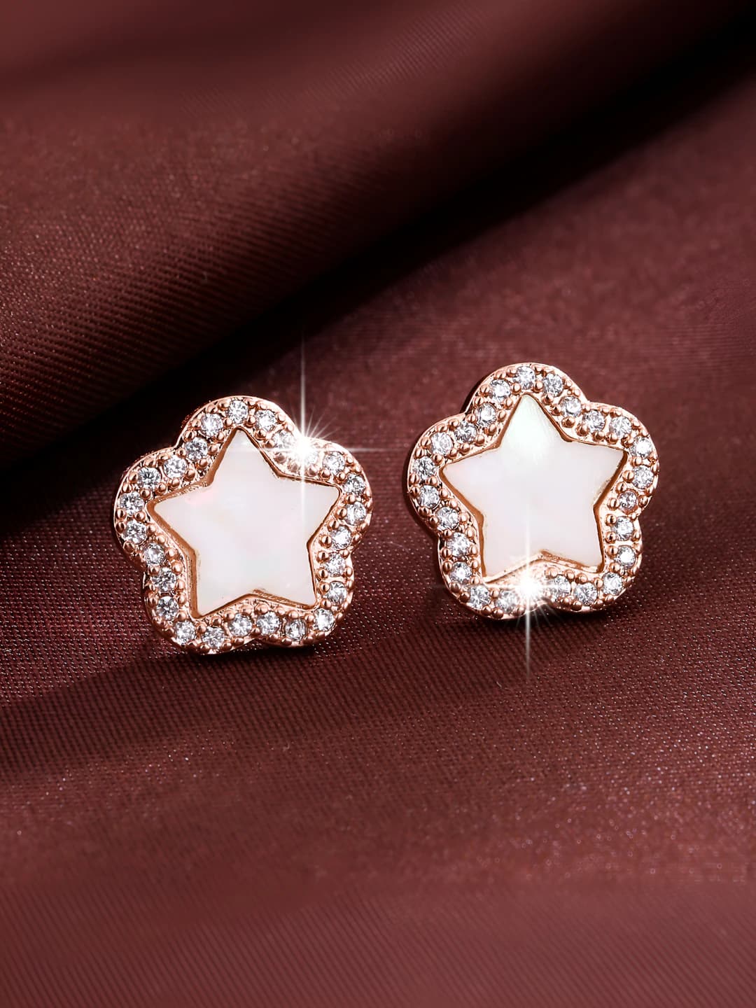 Rose gold-White