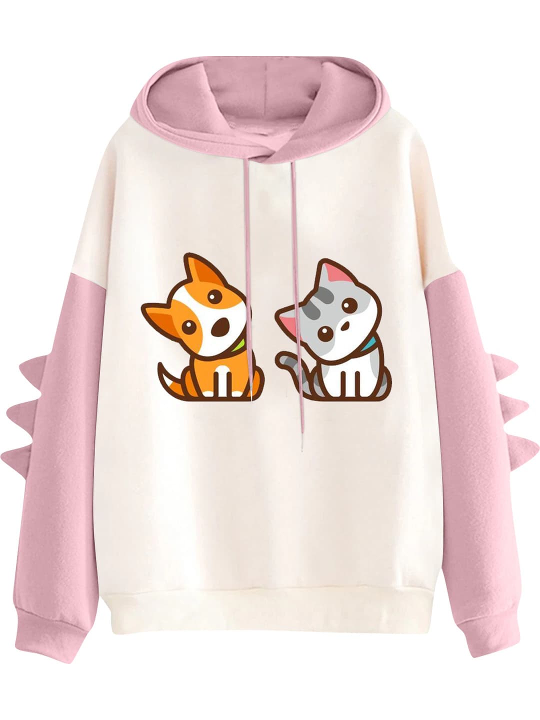 Two pink dogs