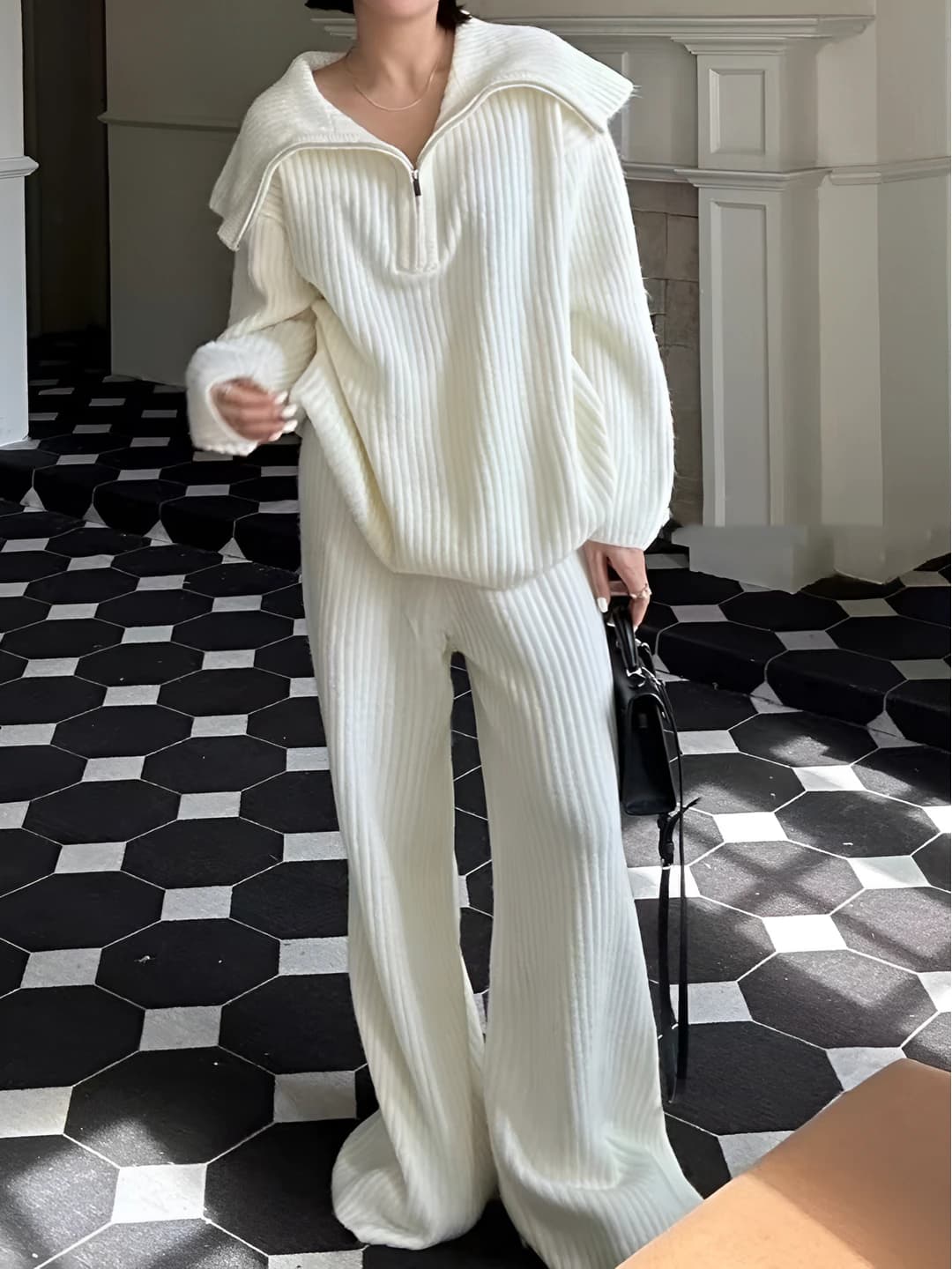 Milk white (double-sided)
