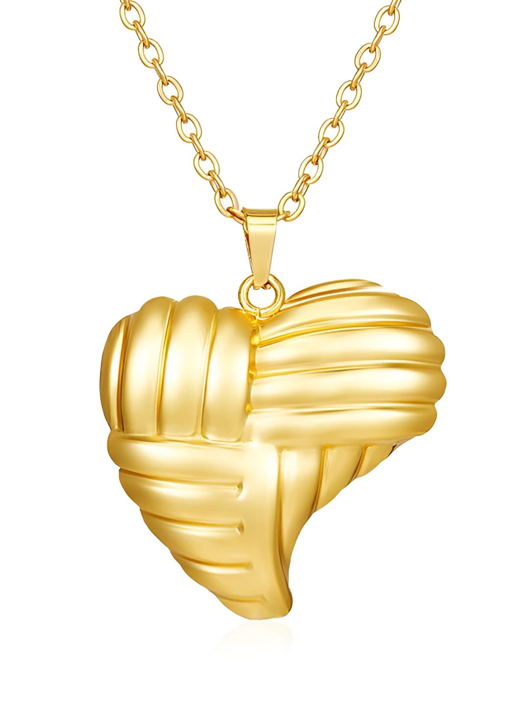 Oltin rangli yurak yo'l-yo'l charm