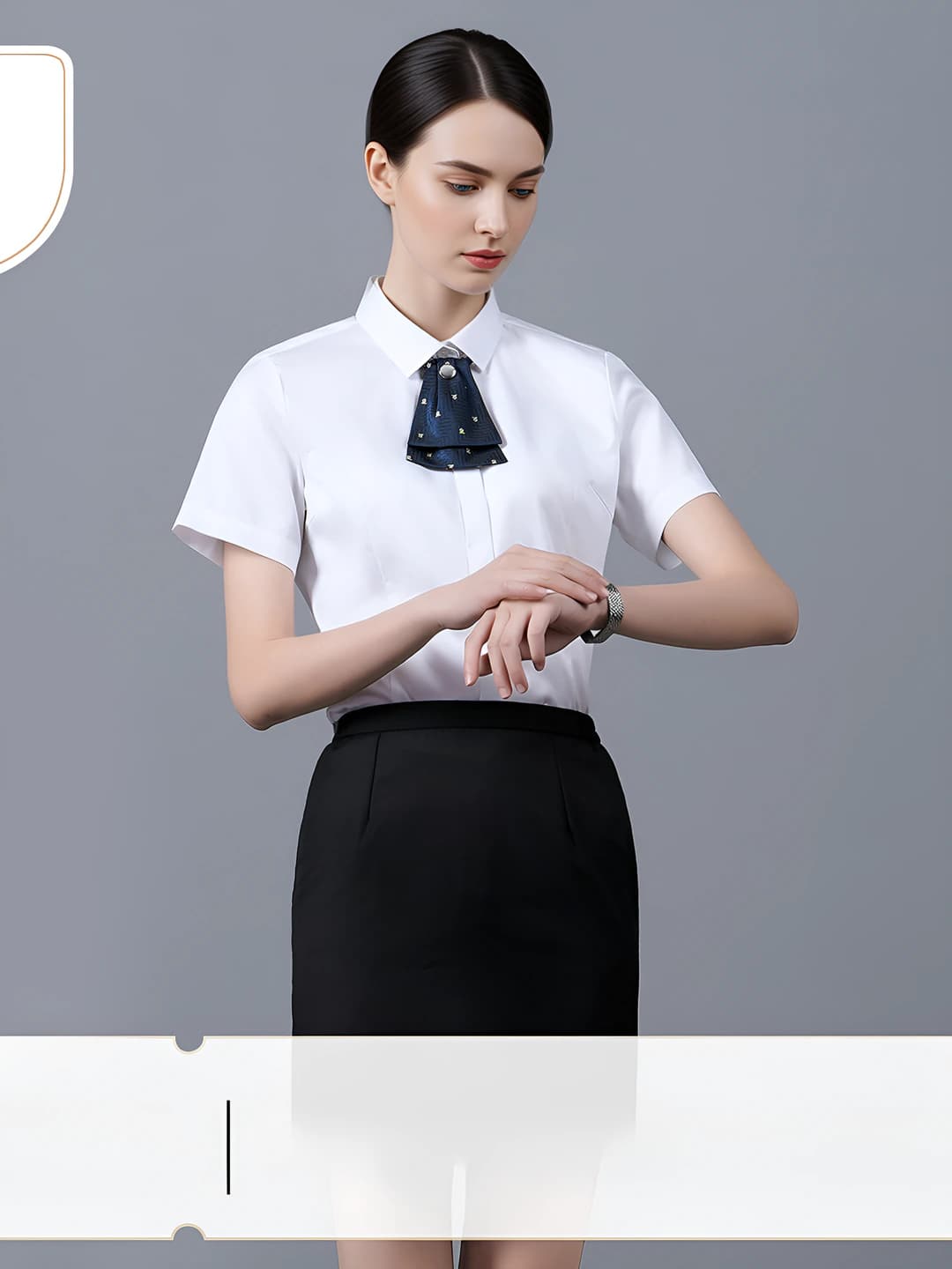 White (regular collar)