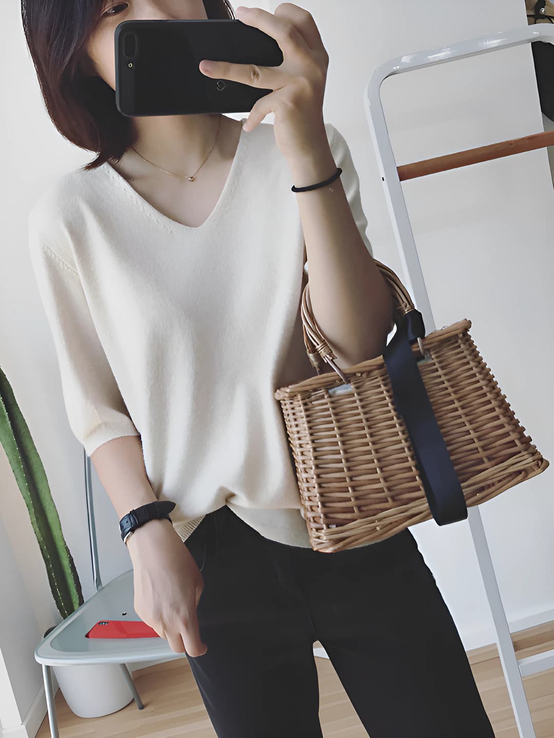 Milk white (double-sided)