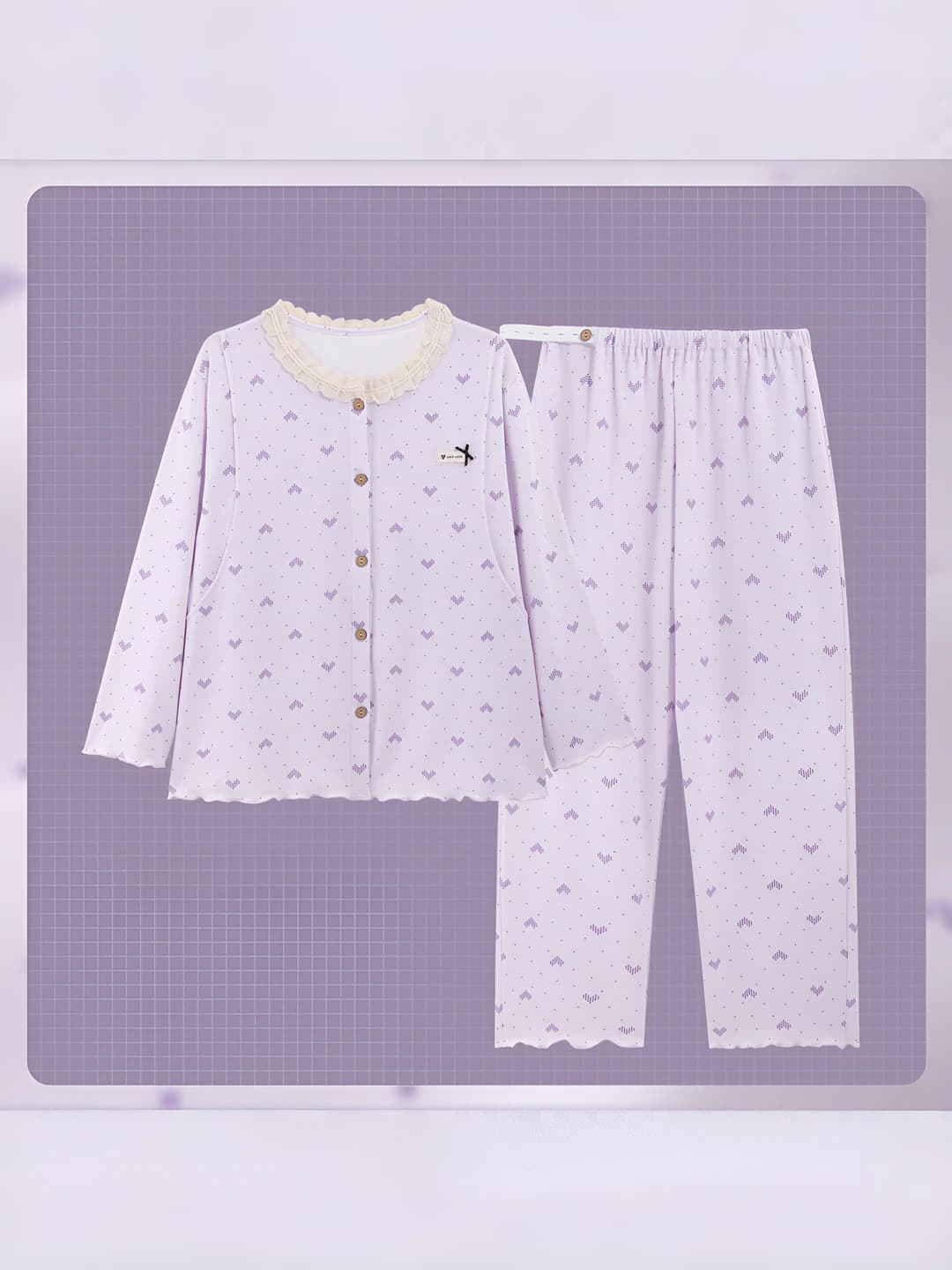 36456-Purple Heart Dots